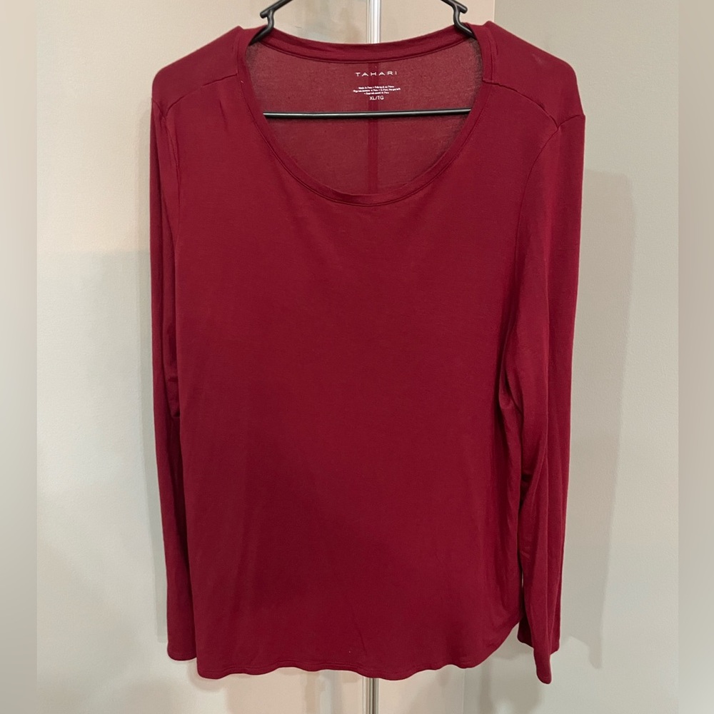 Red Long Sleeve Tee